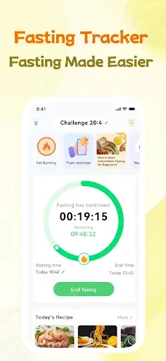 Скриншот 2 — HitFast-Fasting tracker & Diet