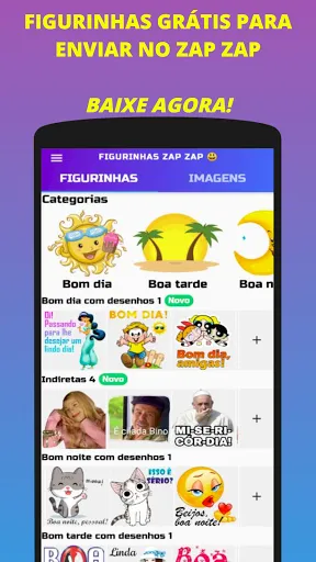 Скриншот 1 — Figurinhas Para Zap