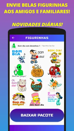 Скриншот 2 — Figurinhas Para Zap
