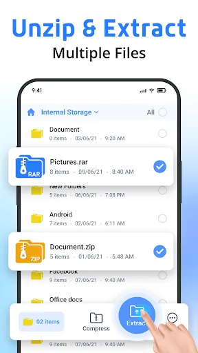 Скриншот 2 — File Archiver - Extract, Unzip