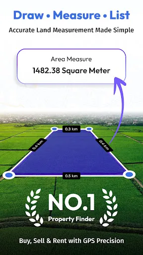 Скриншот 1 — Find My Land - Buy, Sell, Rent