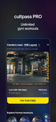 Скриншот 5 — cult.fit Gym Workout & Fitness