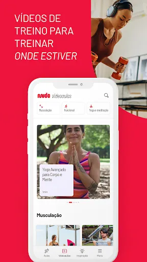 Скриншот 4 — Mude - Fitness e Yoga