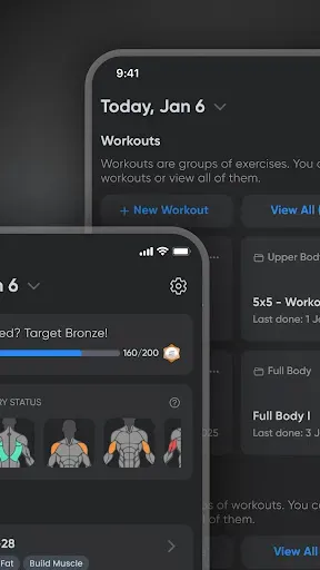 Скриншот 2 — Supafit: Gym & Workout Planner