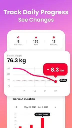Скриншот 5 — JustFit - Lazy Workout