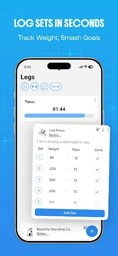 Скриншот 5 — Workout Quest - Gamified Gym