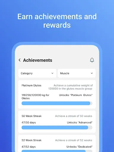 Скриншот 8 — Workout Quest - Gamified Gym