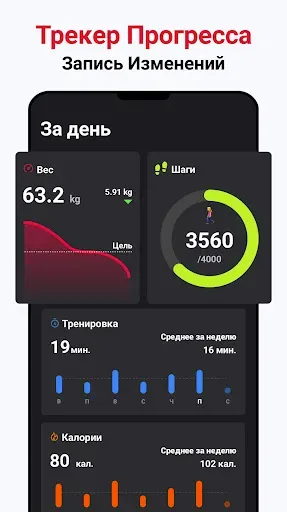 Скриншот 6 — Фитнес дома - Тренировки дома