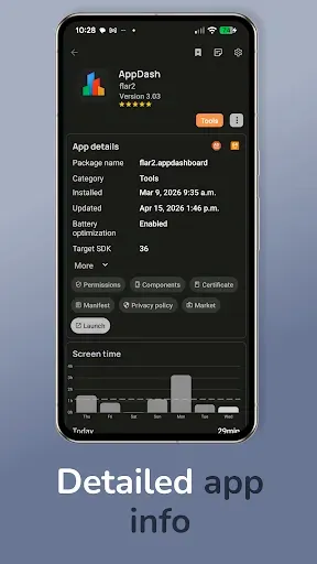 Скриншот 2 — AppDash: App Manager & Backup