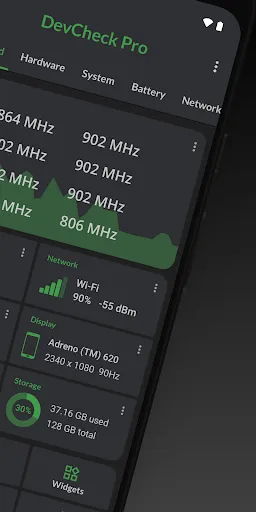Скриншот 2 — DevCheck Device & System Info