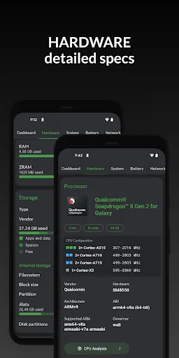 Скриншот 3 — DevCheck Device & System Info