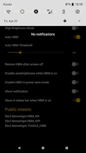 Скриншот 5 — High Brightness Mode