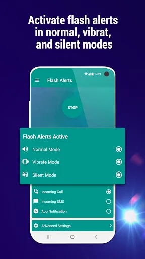 Скриншот 2 — Flash Alerts: Calls & Messages