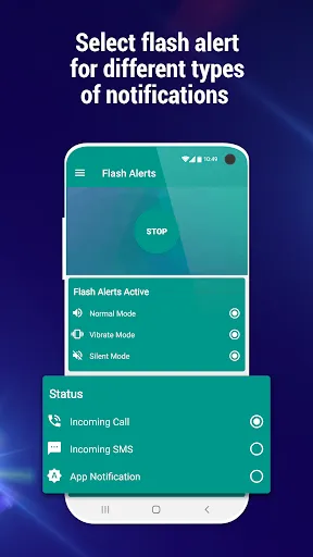 Скриншот 3 — Flash Alerts: Calls & Messages