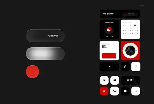 Скриншот 1 — Flux for KWGT