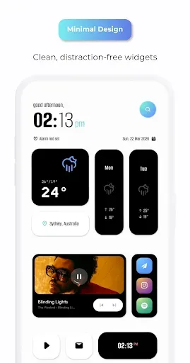 Скриншот 1 — Flux Neo for KWGT