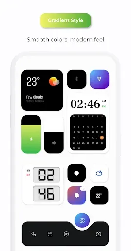 Скриншот 2 — Flux Neo for KWGT