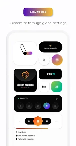 Скриншот 4 — Flux Neo for KWGT