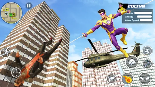 Скриншот 5 — Super Rope Hero: Crime City