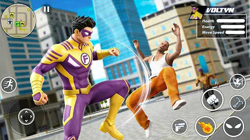 Скриншот 6 — Super Rope Hero: Crime City