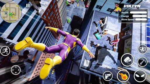 Скриншот 7 — Super Rope Hero: Crime City