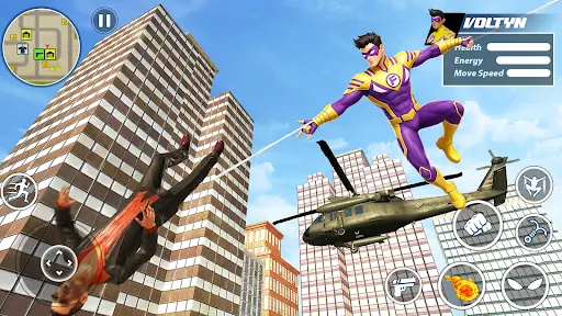 Скриншот 8 — Super Rope Hero: Crime City