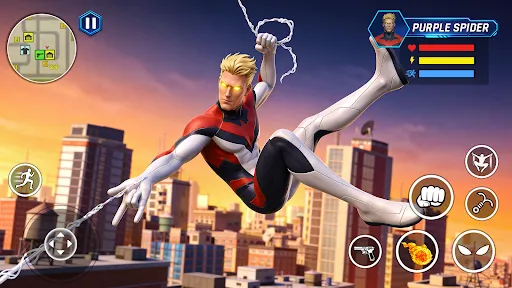 Скриншот 1 — Rope Flying Hero Prime