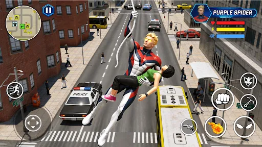 Скриншот 4 — Rope Flying Hero Prime