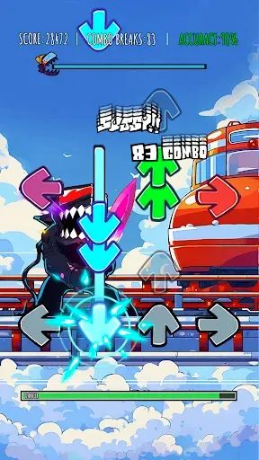 Скриншот 1 — Music Rhythm Battle Night