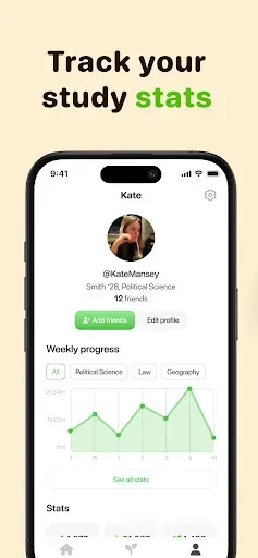 Скриншот 5 — Focus Tree: Timer & Flashcards
