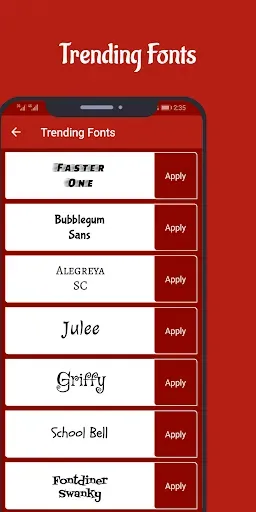 Скриншот 2 — Font Manager for Huawei/Emui