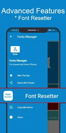 Скриншот 8 — Font Manager for Huawei/Emui