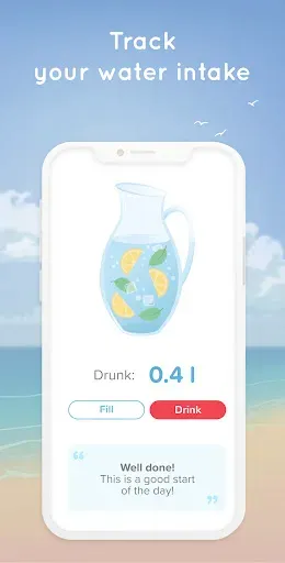 Скриншот 2 — Hydration App: Water Tracker