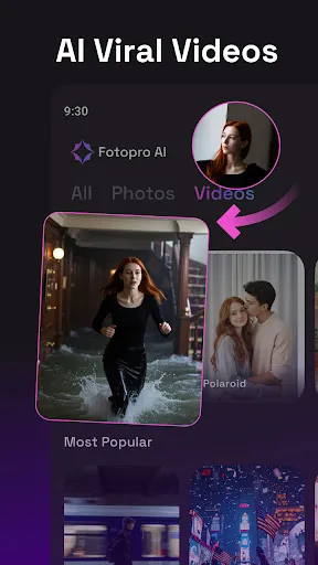 Скриншот 2 — FotoPro: AI Art, Image & Video