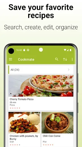 Скриншот 1 — Cookmate - Мои рецепты