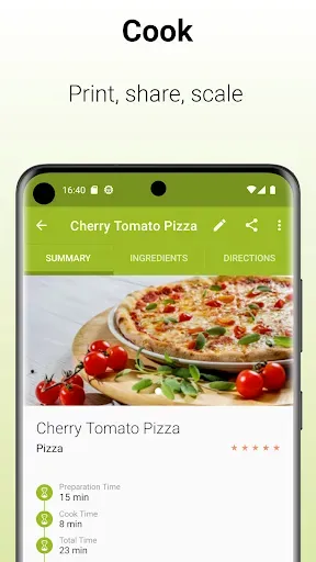 Скриншот 2 — Cookmate - Мои рецепты