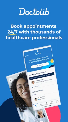 Скриншот 1 — Doctolib - Your health partner