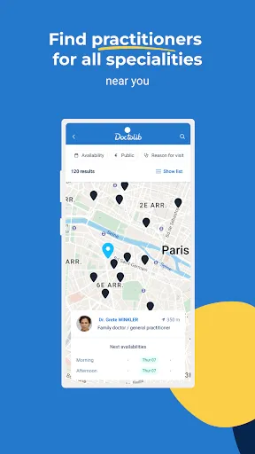 Скриншот 2 — Doctolib - Your health partner