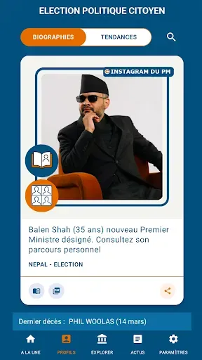 Скриншот 3 — ELECTION POLITIQUE CITOYEN