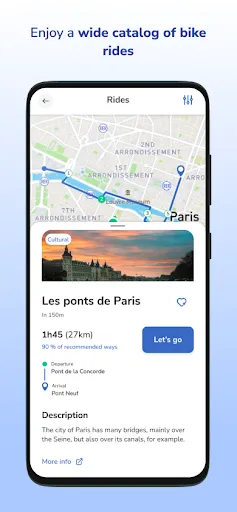 Скриншот 4 — Geovelo - Bike GPS & Stats