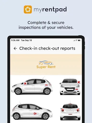 Скриншот 8 — Myrentpad - Vehicle inspection