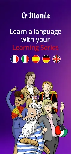Скриншот 1 — Le Monde: Learn a language