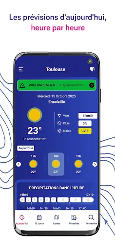 Скриншот 1 — Météo-France
