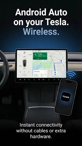 Скриншот 1 — TaaDa: Android Auto для Tesla