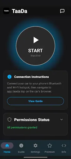 Скриншот 2 — TaaDa: Android Auto для Tesla