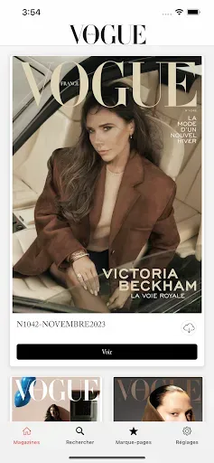 Скриншот 1 — Vogue France Magazine
