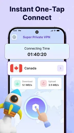 Скриншот 1 — VPN : Super Private VPN