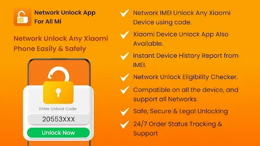 Скриншот 1 — Network Unlock Tool For All Mi