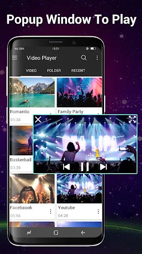 Скриншот 2 — Видеоплеер Все форматы Android