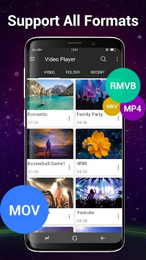 Скриншот 5 — Видеоплеер Все форматы Android